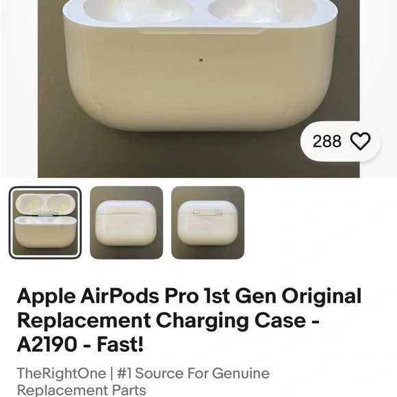 White Wireless Earbuds Charging Case